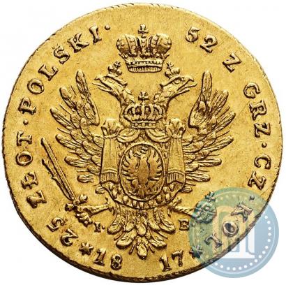 Фото 25 злотых 1817 года IB 