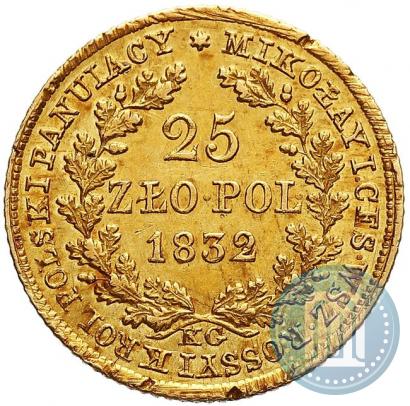 Picture 25 złotych 1832 year KG 