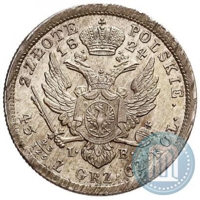 Picture 2 złote 1824 year IB 