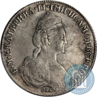 Фото 1 рубль 1782 года СПБ-ИЗ 