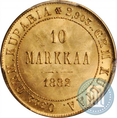 Фото 10 марок 1882 года S 