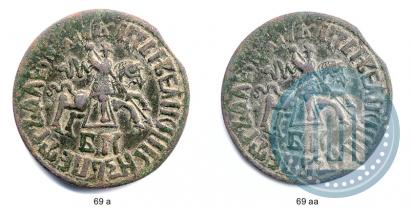 Picture 1 kopeck 1711 year БК 