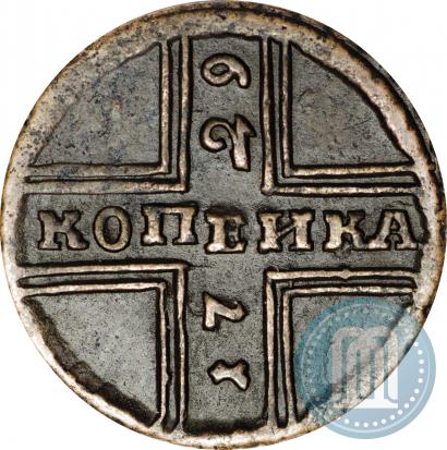 Фото 1 копейка 1729 года МОСКВА 
