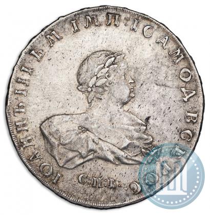 Фото 1 рубль 1741 года СПБ 