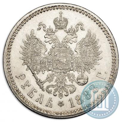 Фото 1 рубль 1888 года (АГ) 
