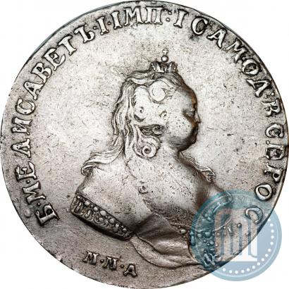 Picture 1 rouble 1742 year ММД 