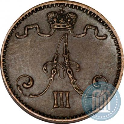 Фото 1 пенни 1882 года  