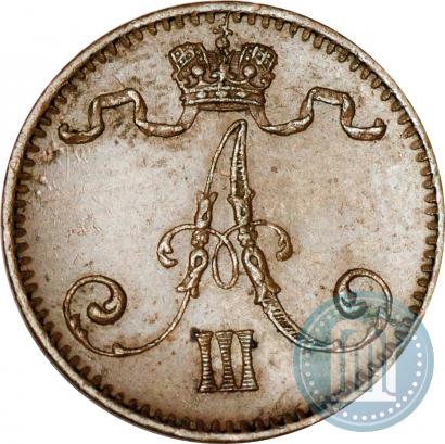 Фото 1 пенни 1883 года  