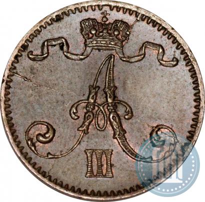 Фото 1 пенни 1884 года  