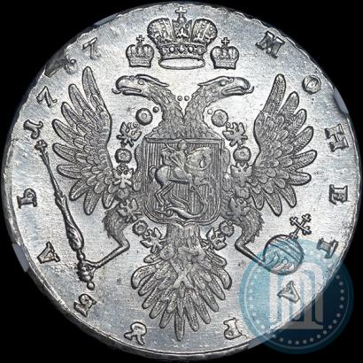 Фото 1 рубль 1737 года  "Тип 1735 года"