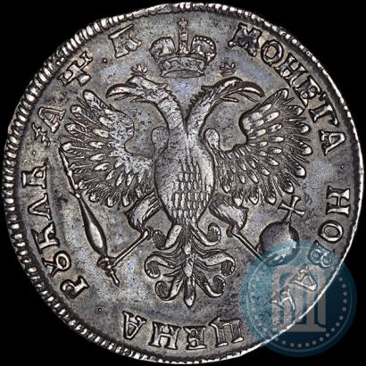 Фото 1 рубль 1720 года OK "Портрет в латах"