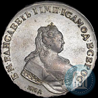 Picture 1 rouble 1743 year ММД 
