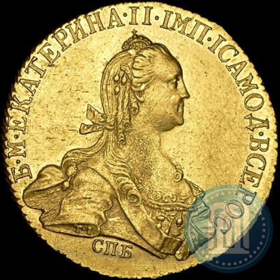 Picture 10 roubles 1774 year СПБ 
