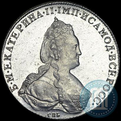 Фото 1 рубль 1786 года СПБ-ЯА 