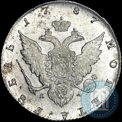 Picture 1 rouble 1787 year СПБ-ЯА 