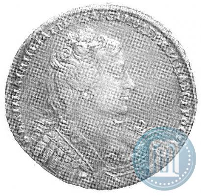 Фото 1 рубль 1733 года  