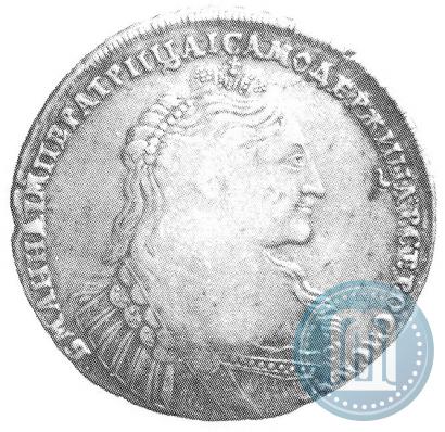 Picture 1 rouble 1737 year  "Type of 1735"