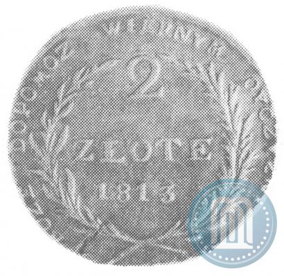 Picture 2 złote 1813 year  
