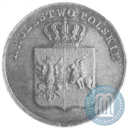 Picture 5 złotych 1831 year KG "Polish uprising"