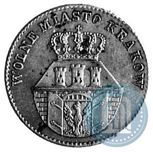 Picture 10 groszy 1835 year  "Free city of Kraków"
