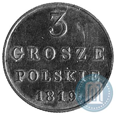 Фото 3 гроша 1819 года IB 