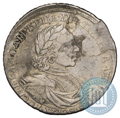 Фото 1 рубль 1718 года OK-L 