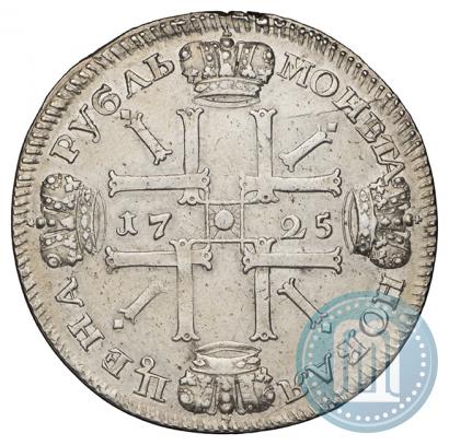 Picture 1 rouble 1725 year СПБ "Sun rouble, portrait in armour"