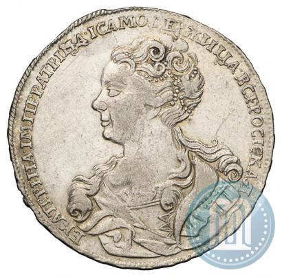 Picture 1 rouble 1726 year  "Moscow type, portrait turned to the left"
