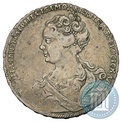 Picture 1 rouble 1726 year  "Moscow type, portrait turned to the left"