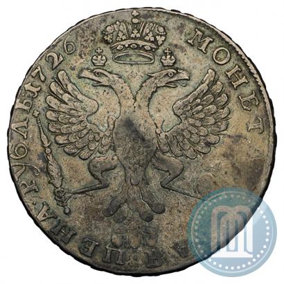 Picture 1 rouble 1726 year  "Moscow type, portrait turned to the left"