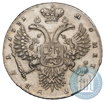 Picture 1 rouble 1731 year  