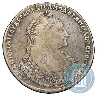 Фото 1 рубль 1737 года  "Тип 1735 года"