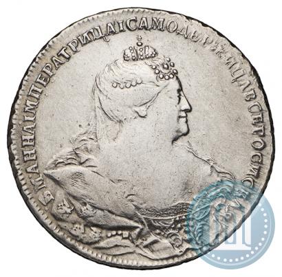 Picture 1 rouble 1738 year  "Moscow type"