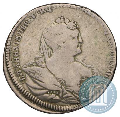 Фото Полтина 1738 года  "Московский тип"