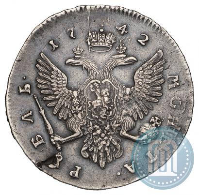 Picture 1 rouble 1742 year ММД 