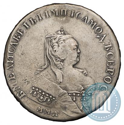 Picture 1 rouble 1744 year ММД 