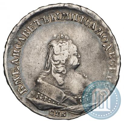 Picture 1 rouble 1744 year СПБ 