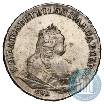 Picture 1 rouble 1744 year СПБ 