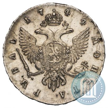 Picture 1 rouble 1744 year СПБ 