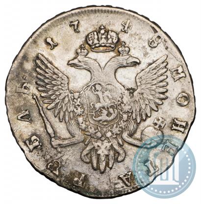 Picture 1 rouble 1748 year СПБ 