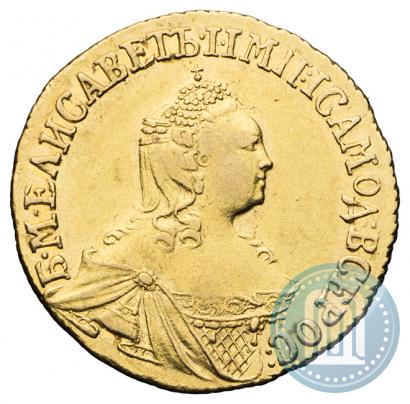 Фото 2 рубля 1756 года  