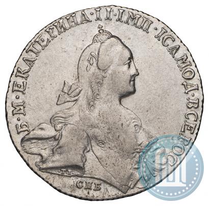 Picture 1 rouble 1766 year СПБ-АШ 