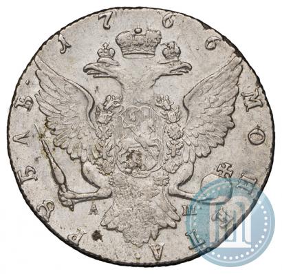 Picture 1 rouble 1766 year СПБ-АШ 