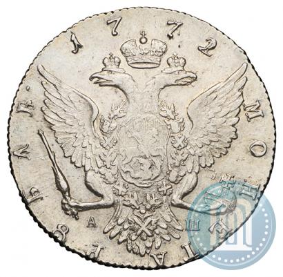 Picture 1 rouble 1772 year СПБ-АШ 