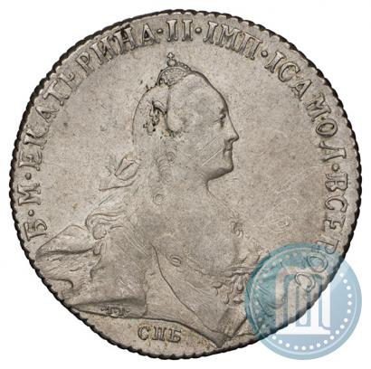 Фото 1 рубль 1772 года СПБ-АШ 