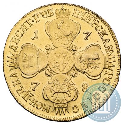 Picture 10 roubles 1778 year СПБ 