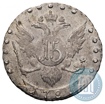 Picture 15 kopecks 1787 year СПБ 