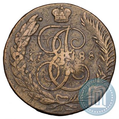 Picture 5 kopecks 1788 year ММ 