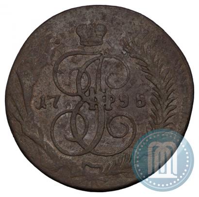 Фото 5 копеек 1795 года ММ 