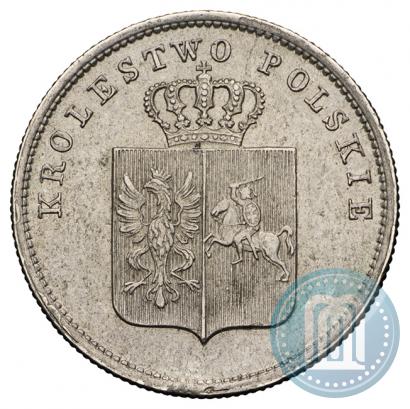 Picture 2 złote 1831 year KG "Polish uprising"